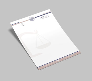 طراحی سربرگ یکرو وکیل دادگستری