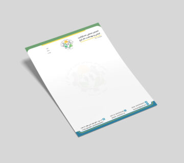 طراحی سربرگ یکرو ایمنی و بهداشت کار