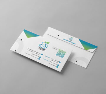 طراحی پاکت نامه ملخی مینیمال