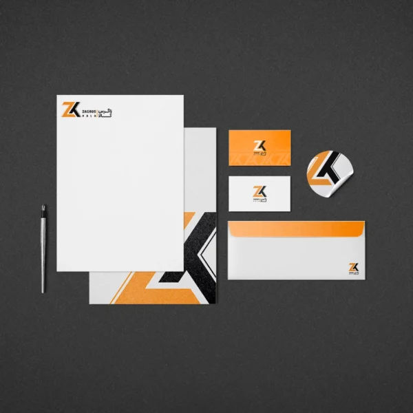 طراحی لوگو و هویت بصری لوازم خانگی زاگرس کالا
