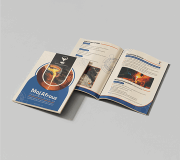 نمونه‌کار طراحی کاتالوگ تجهیزات صنعتی