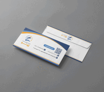 طراحی پاکت نامه کلینیک فیزیوتراپی